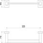 Imagem de Porta Toalha Athena Linear C34 Rosto 2030 Meber