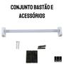 Imagem de Porta Toalha De Banho Astra Com Acessorios E Tubo Pvc