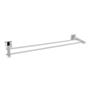 Imagem de Porta Toalha de Banho Duplo 51cm Inox Polido Square Ducon Metais