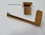 Imagem de Porta Toalha De Parede Guriri Duplo 60Cm Red Gold Inox