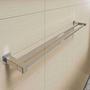 Imagem de Porta Toalha Duplo De Banheiro 1 Metro Aço Inox 304 Q-Td100