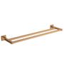 Imagem de Porta Toalha Quadratta Barra Dupla Gold Matte Deca 2042.GL83.MT