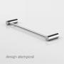 Imagem de Porta Toalha Rosto Grego Metal Orion Prata 30cm