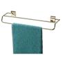 Imagem de Porta Toalha Toalheiro 45cm Duplo Parede Banheiro Dourado - 7508DD Future