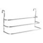 Imagem de Porta Toalhas Triplo Toalheiro Para Box Alto Brilho 60cm