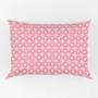 Imagem de Porta Travesseiro Fronha Avulsa Corações Rosa 70cm x 50cm - Estampa Digital Juvenil Infantil Moderno Decorativo Xadrez