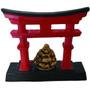 Imagem de Portal Japonês Com Buda 05030 Em Resina 10X11,5Cm