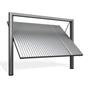 Imagem de Portão Contrapeso de Aço Galvanizado com Chapa Frisada 220x265 Req:12