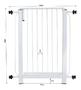 Imagem de Portão de Segurança com Extensor Top Mix Branco 68 x 75 cm - PróCanine