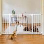 Imagem de Portão de Segurança para Bebê BABELIO (36-57cm) - Fechamento Automático e Porta para Gatos