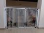 Imagem de Portão Proteção Cachorro Criança Largura 105 A 200Cm Marrom