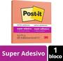 Imagem de POST-IT Damasco 76MM X 76MM 3M Notas Adesivas 90 Folhas