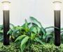 Imagem de Poste Balizador Luminária Sítio Jardim 50cm Marrom Kit 6