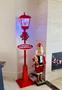 Imagem de Poste Natalino Musical com Guirlanda 1,80m Com Luz E Neve
