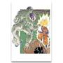 Imagem de Poster 42Cm X 30Cm A3 Brilhante Dragon Ball Dbz Goku Freeza