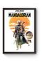 Imagem de Poster Com Moldura A3 Serie The Mandalorian