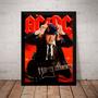 Imagem de Poster Com Moldura Acdc Angus Young Rock Quadro