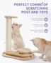 Imagem de Postes de Arranhador para Gatos - Para 4 Pets com Pista de Bolas