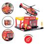 Imagem de Posto resgate fire station helicopter bs toys carro briquedo