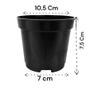 Imagem de Pote 11  Material Resistente e Durável, Ideal para Mudas, Suculentas e Pequenos Arranjos Florais com Capacidade de 400 ml - 120 unidades