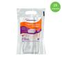 Imagem de Pote 250ml Retangular Transparente com tampa Cristalcopo  com 25 unidades