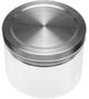 Imagem de Pote 370ml 8cm Vidro Hermético Com Tampa Inox