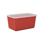 Imagem de Pote 600ml Basic Coza 18 x 9,3 x 7,4 cm - Vermelho