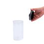 Imagem de Pote 650Ml De Vidro Com Tampa De Inox Circular Mantimento