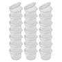 Imagem de Pote Bipack BP771 Redondo Transparente 450ml Tampa Articulada 200 Unidades Ideal Doces Bolos Saladas