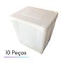 Imagem de Pote Branco 10L - Kit 10 Peças