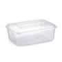 Imagem de Pote Caixa Container Retangular Transparente com Tampa 5,5 Litros 32 x 23 x 12 cm