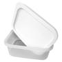 Imagem de Pote com Tampa Vasilha 500ml Mantimentos Alimentos Potte Premium Freezer Retangular P