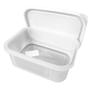 Imagem de Pote com Tampa Vasilha 500ml Mantimentos Alimentos Potte Premium Freezer Retangular P
