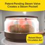 Imagem de Pote de batata Pote Micro-ondas Bacon Antiaderente Grill Brown