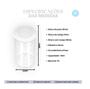 Imagem de Pote De Plastico 10Ml Para Glitter Lantejoula Ctampa J10 50U