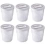 Imagem de Pote de plástico Clic rosca 7,6 litros branco com 6 unidades Plasutil ref.2836