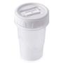 Imagem de Pote de plástico Clic rosca porta temperos 90ml branco Plasutil ref. 4650
