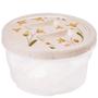Imagem de Pote de plástico decorado rosca 2 litros marmorizado Plasutil ref.6676