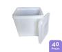 Imagem de Pote De Plastico Retangular Para Alimentos - Kit 40 Peças