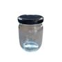 Imagem de Pote De Vidro 200 Ml Com Tampa Preta  - 24 Unidades