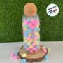 Imagem de Pote de Vidro Canelado com Tampa Esfera - 9x20cm - 990ml - 1 unidade - Rizzo