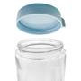 Imagem de Pote de Vidro com Tampa Azul 419ml 1 peça - Casambiente