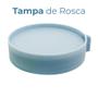 Imagem de Pote de Vidro com Tampa Azul 419ml 1 peça - Casambiente