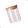 Imagem de Pote De Vidro Com Tampa de Madeira 300ML VD9978 - Yoss