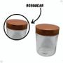 Imagem de Pote De Vidro Com Tampa Inox Rose Gold 700ML 0175/2 - Yoss