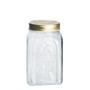 Imagem de Pote de Vidro Homemade com Tampa Dourada 1000ml