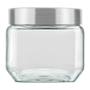Imagem de Pote de Vidro Invicta Quadrado com Tampa Inox 800ml