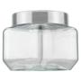 Imagem de Pote de Vidro Invicta Quadrado com Tampa Inox 800ml