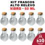 Imagem de Pote de Vidro Ornamentado com Relevo Rubi 60ml