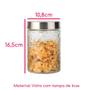 Imagem de Pote de Vidro Rattan 1200ml - Class Home